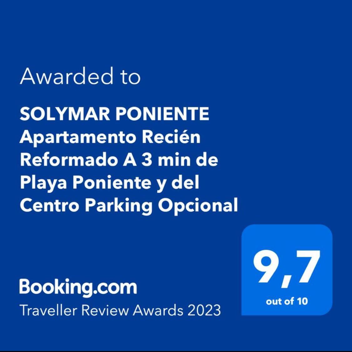Solymar Poniente Apartamento Recien Reformado A 3 Min De Playa Poniente Y Del Centro Parking Opcional Lejlighed Benidorm Eksteriør billede
